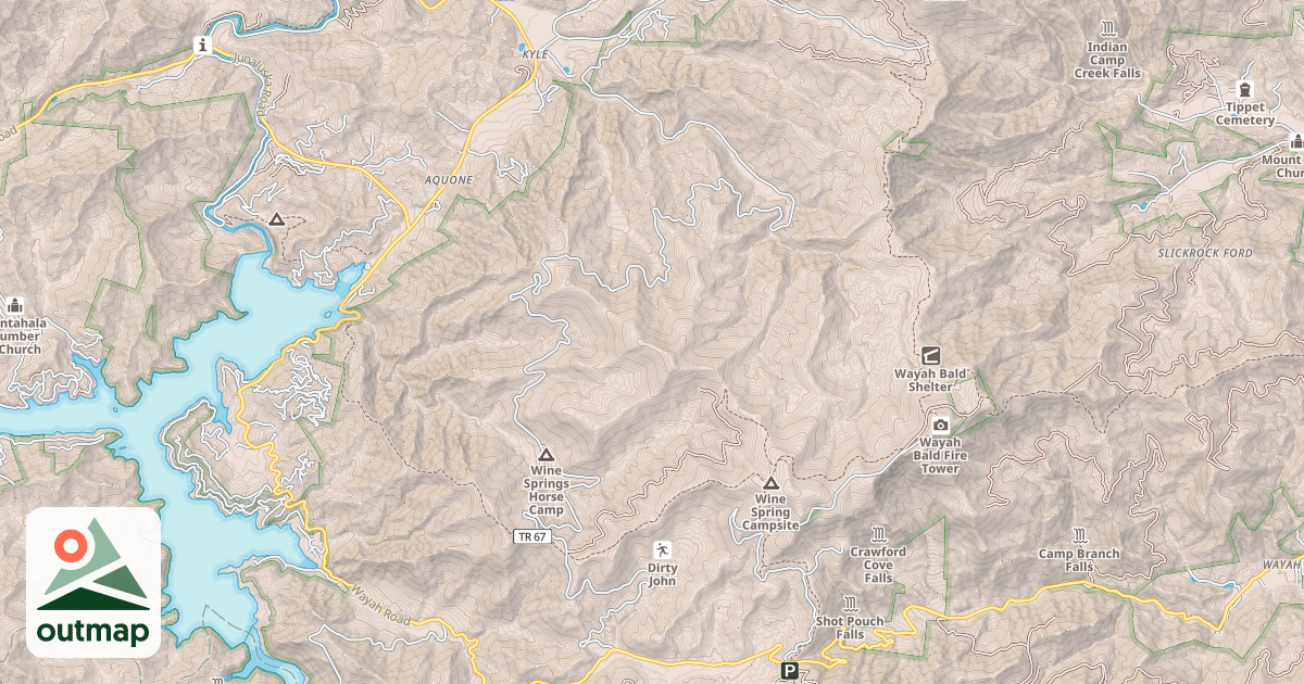 Map of WINESPRGS WHITEOAK