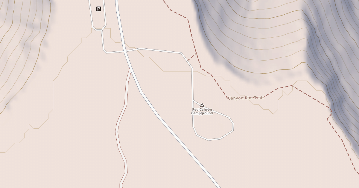 Map preview of RED CANYON C.G.