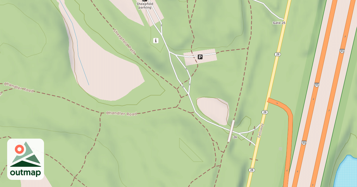 Map of Reservoir