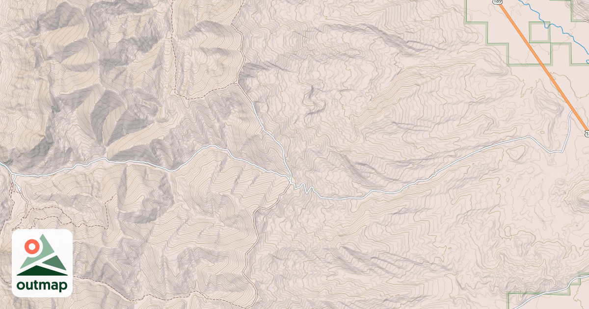 Map of CLARK'S DRAW