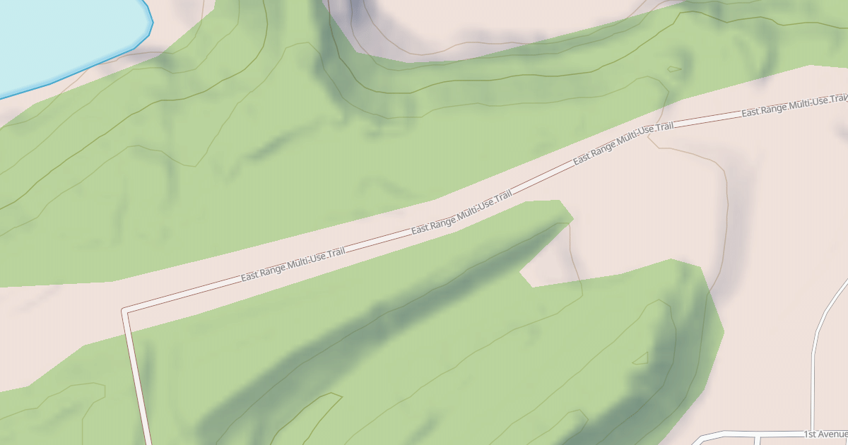 Map preview of East Range OHV Trail