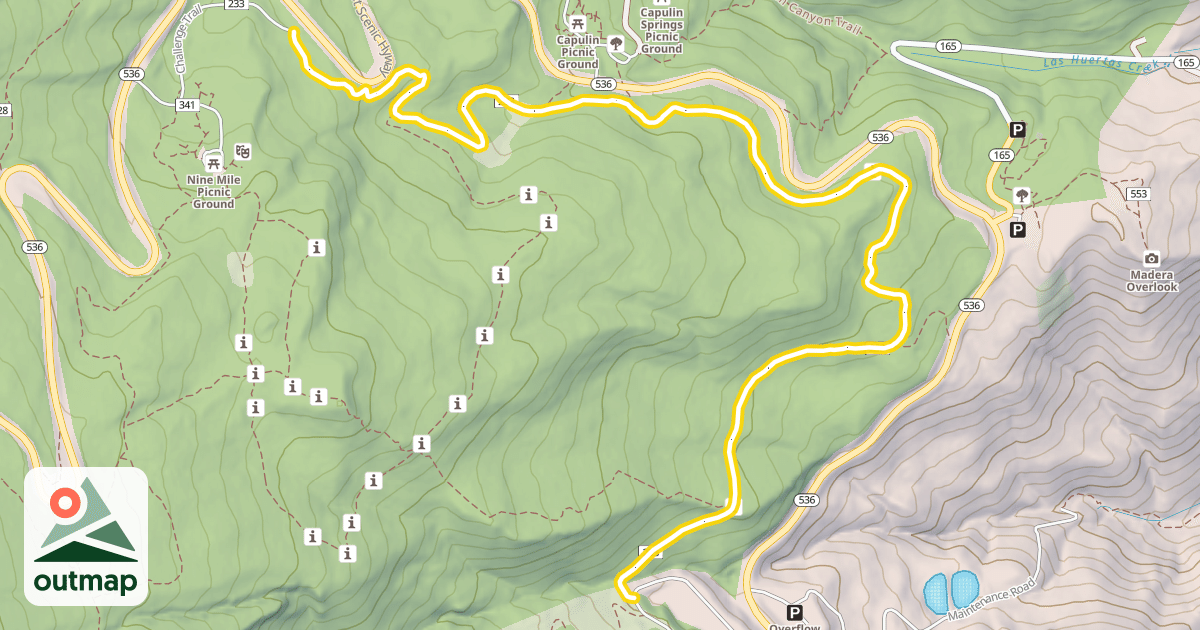 Map of Challenge Trail