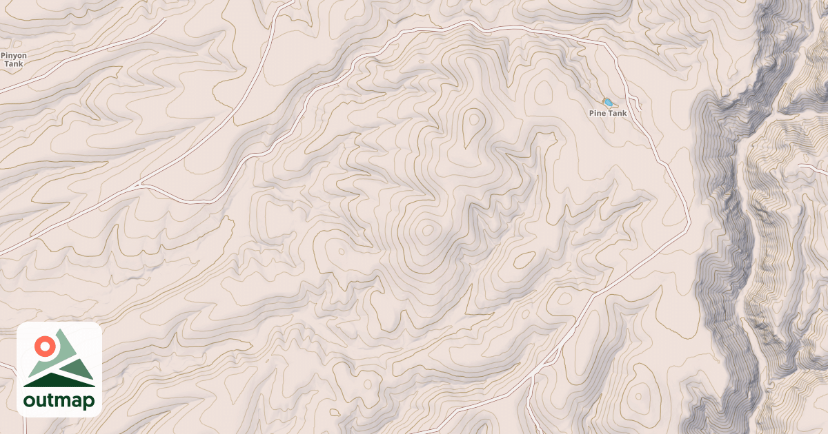 Map of PINE FORK