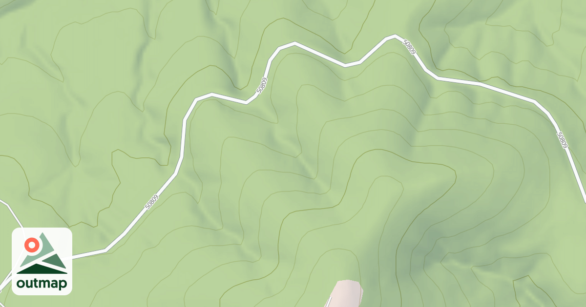 Map of USFS Motor Vehicle Use Map Roads {FE16FCF0-0FC1-43E8-B0F1-43113E799F01}