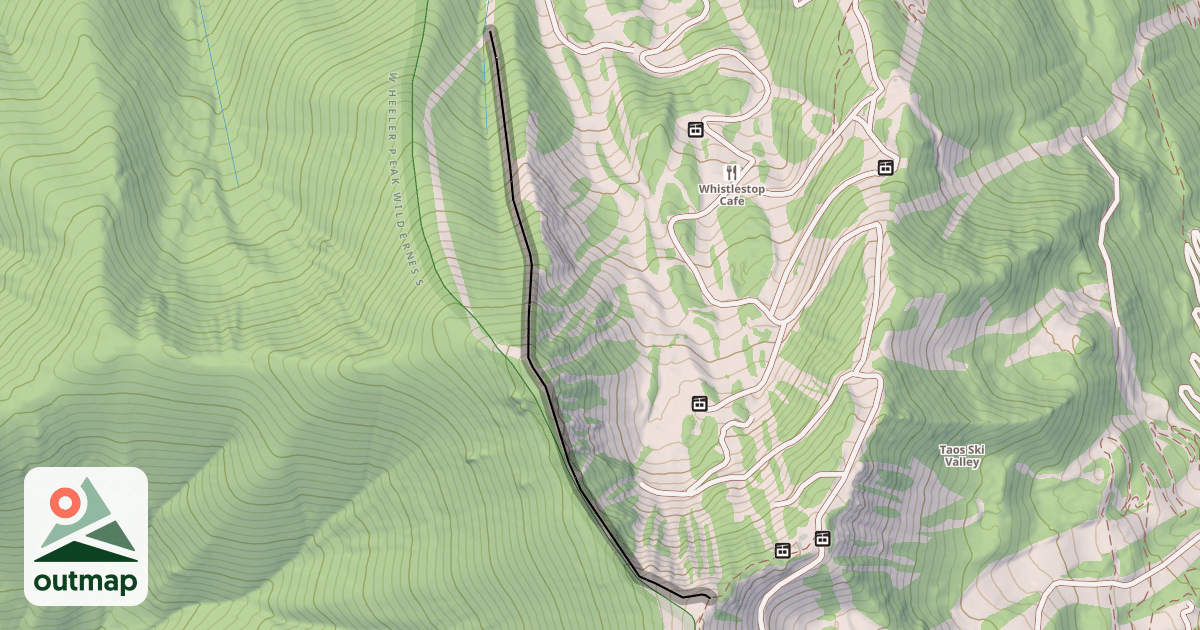 Map of West Basin Ridge