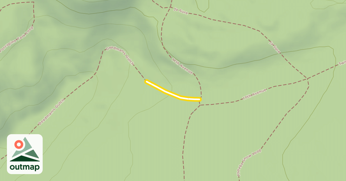Map of Deadman's Gulch