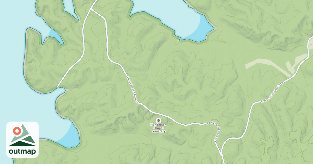 Map of HENDERSON CHAPEL ROAD