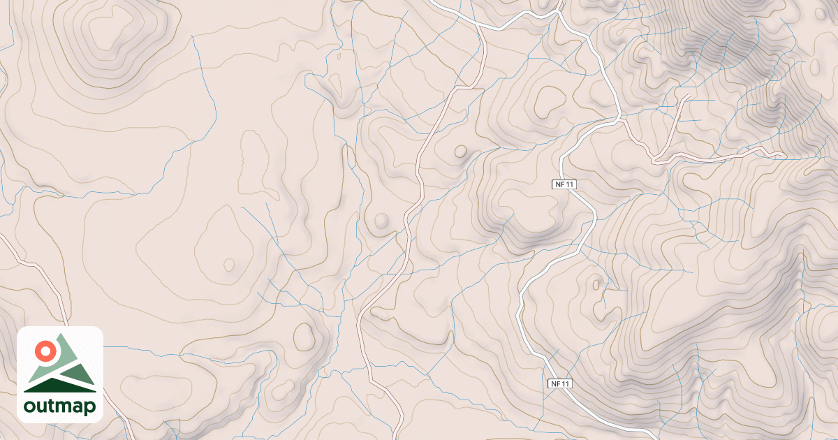 Map of USFS National Forest System Roads {3384570A-DDDB-4B56-BECF-044022610434}