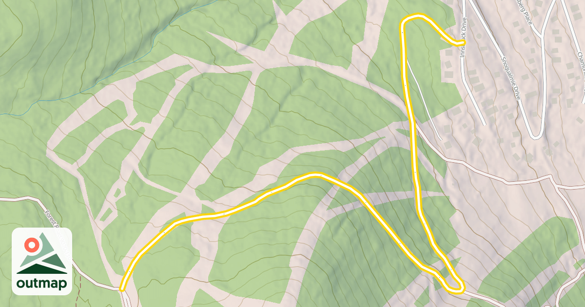 Map of Forest Road 9070-110