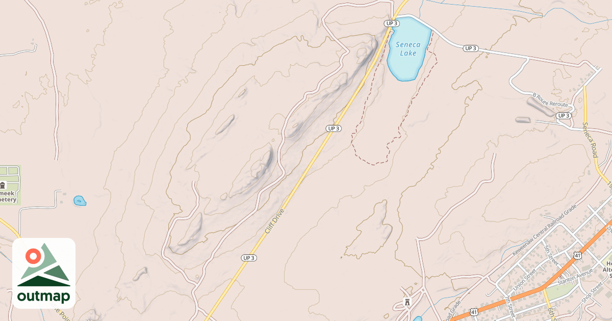 Map of Keweenaw State Trail