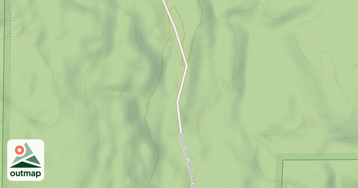 Map of USFS Motor Vehicle Use Map Roads {3378006E-9D41-48BA-AB1C-5A3100067F65}