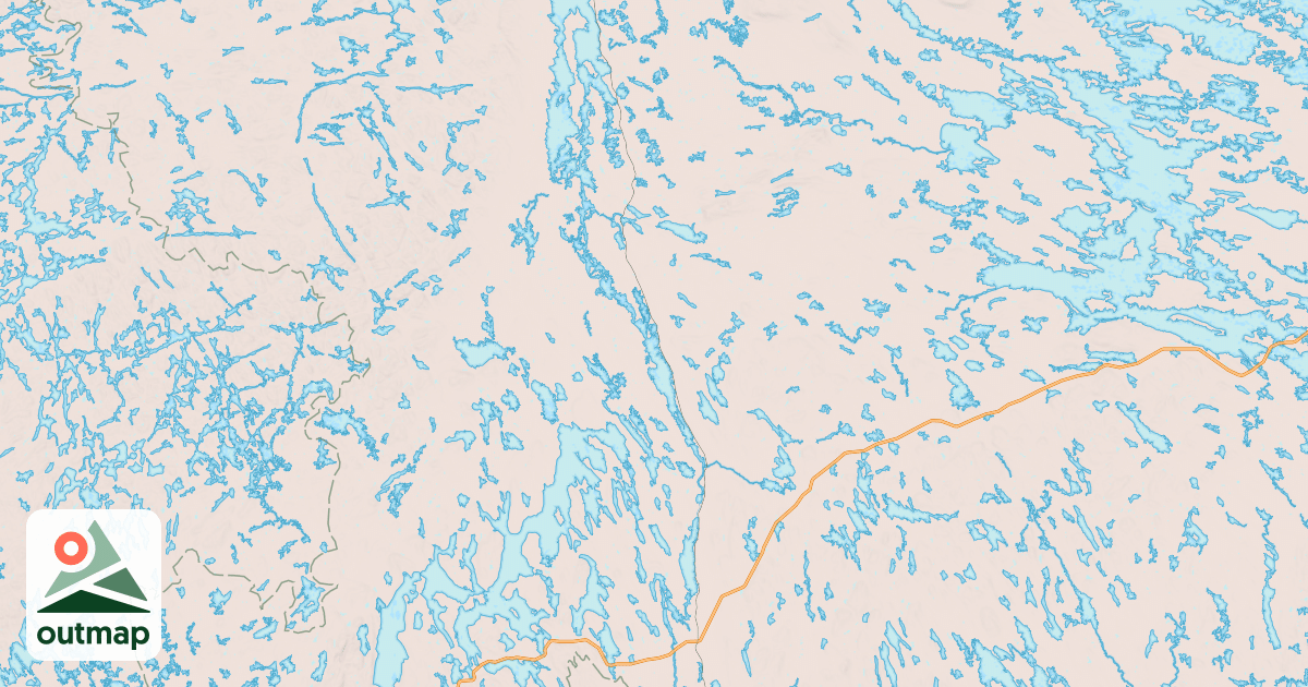Map of White Wolf Snowmobile Club Winter Trail System