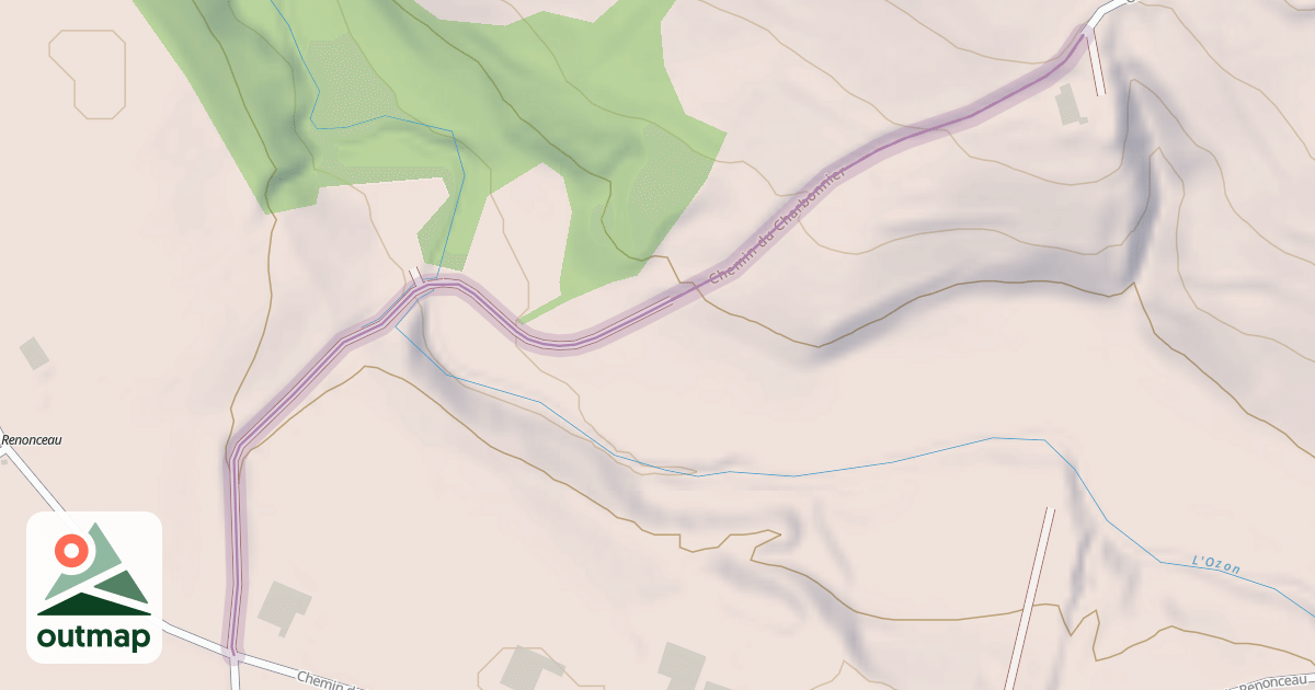 Map of Chemin du Charbonnier