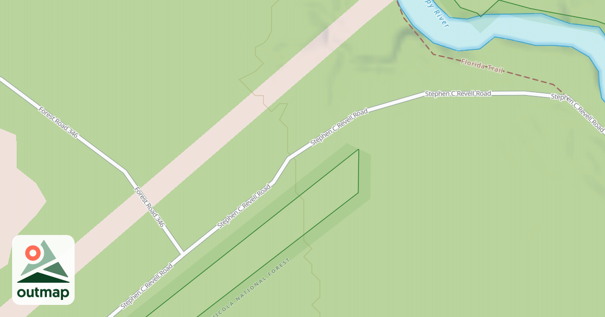 Map of PARKING LOT/FNST TRAILHEAD
