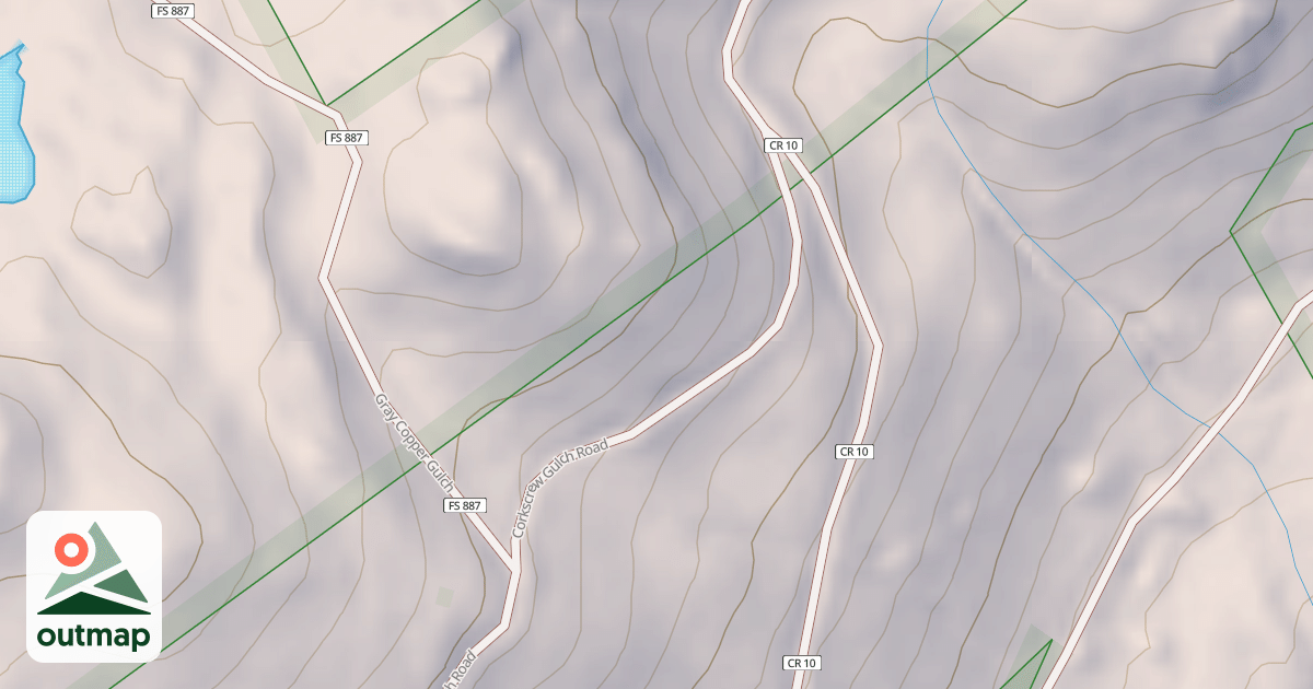 Map of County Road 11
