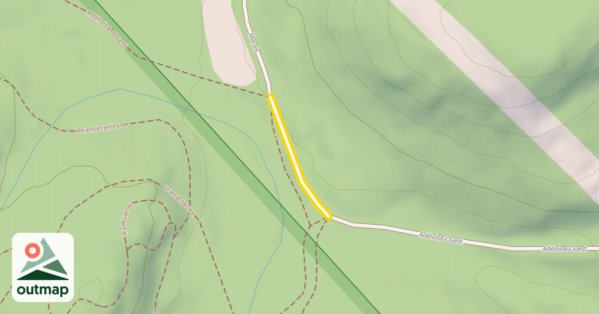 Map of Adéloise-Ouest