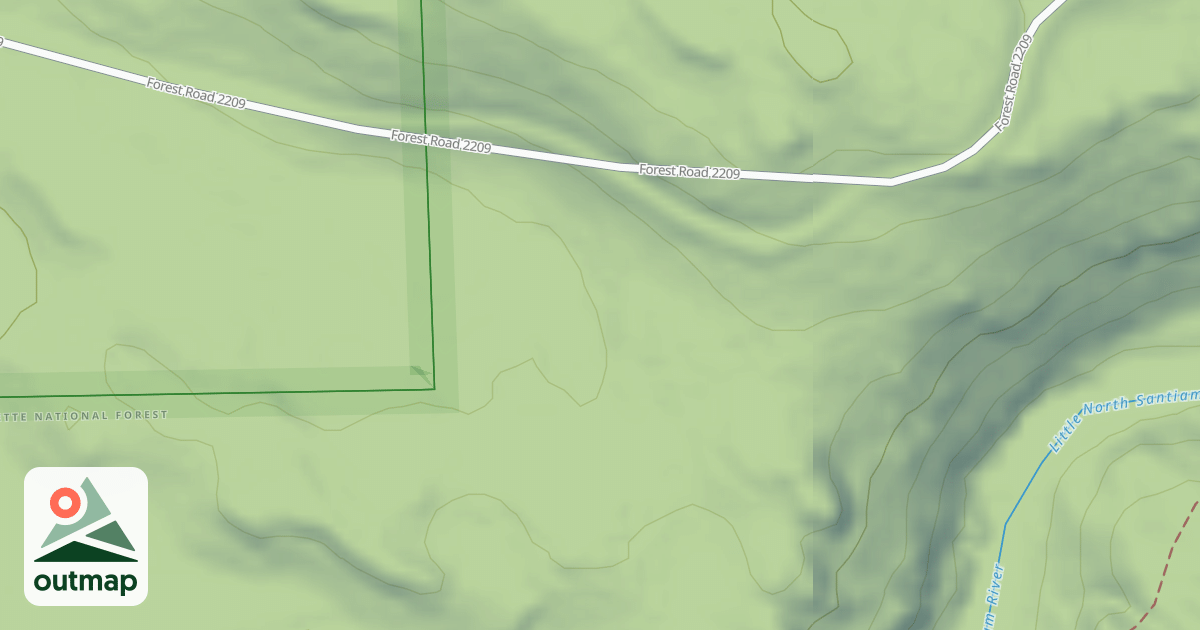 Map of USFS National Forest System Roads {9742406A-FC08-434C-BFDA-94B33A72C5F3}