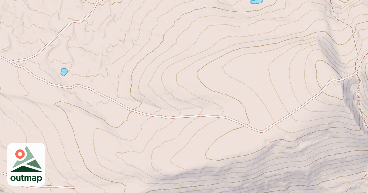 Map of GUNSIGHT PASS