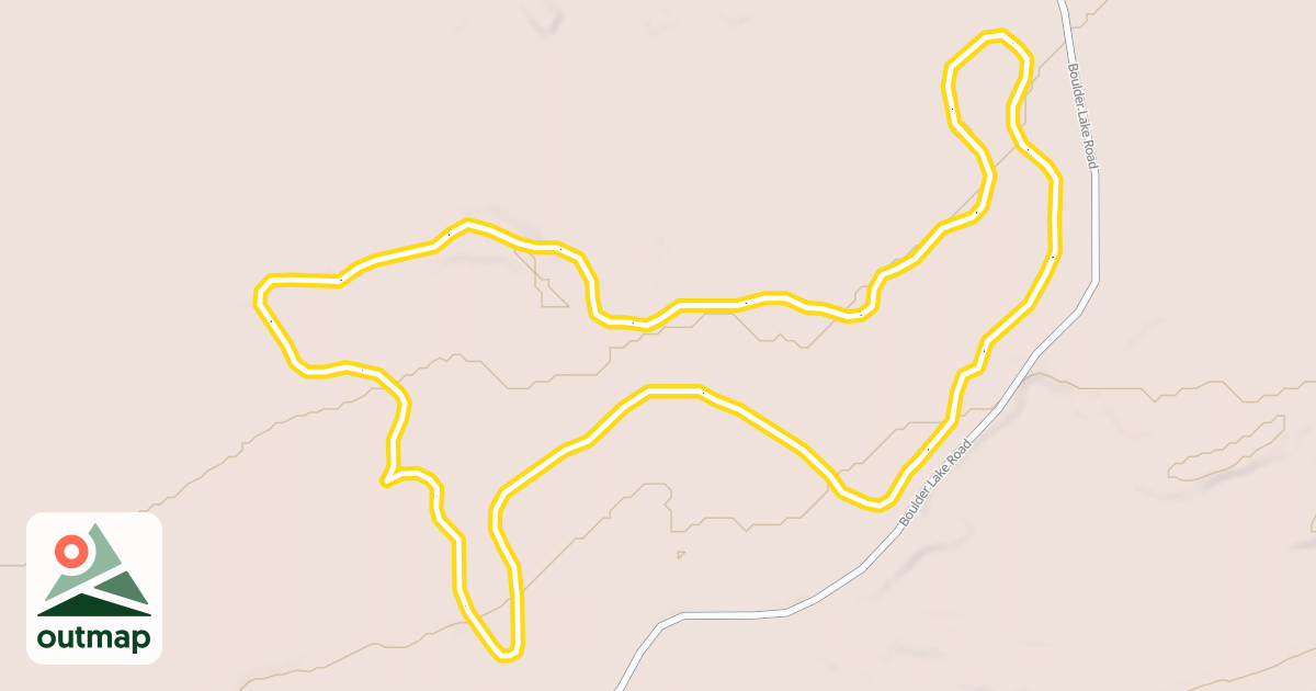 Map of Lonesome Grouse Trail