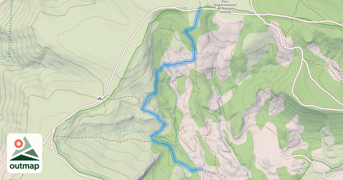 Map of Les Dinosaures
