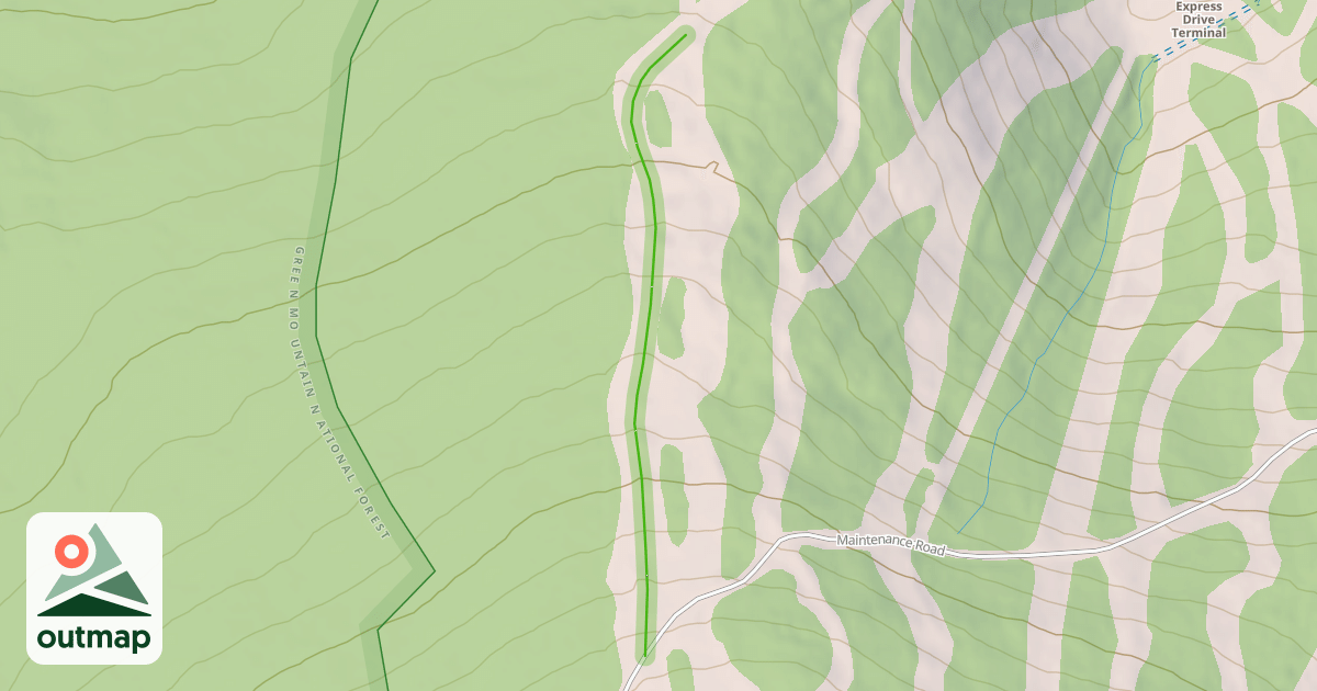 Map of Lower West Meadow