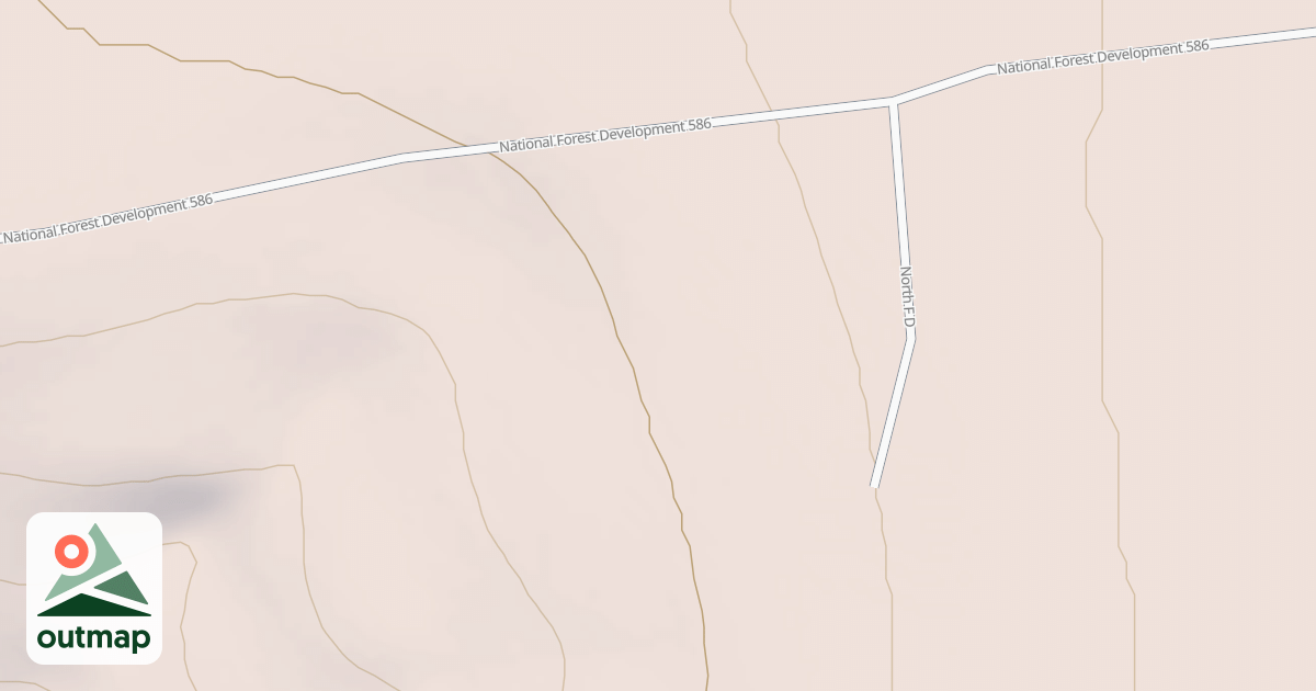 Map of Calf Creek East