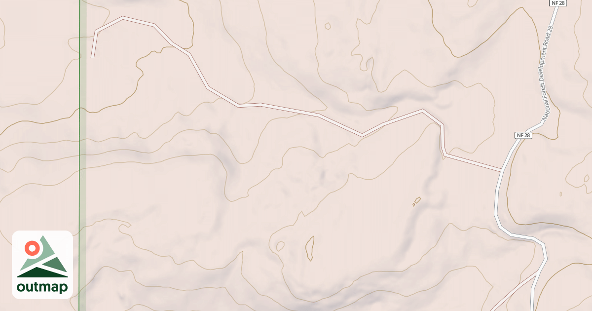Map of USFS National Forest System Roads {2FFFE8E6-89B6-4D02-8BDE-5872425DCB5E}