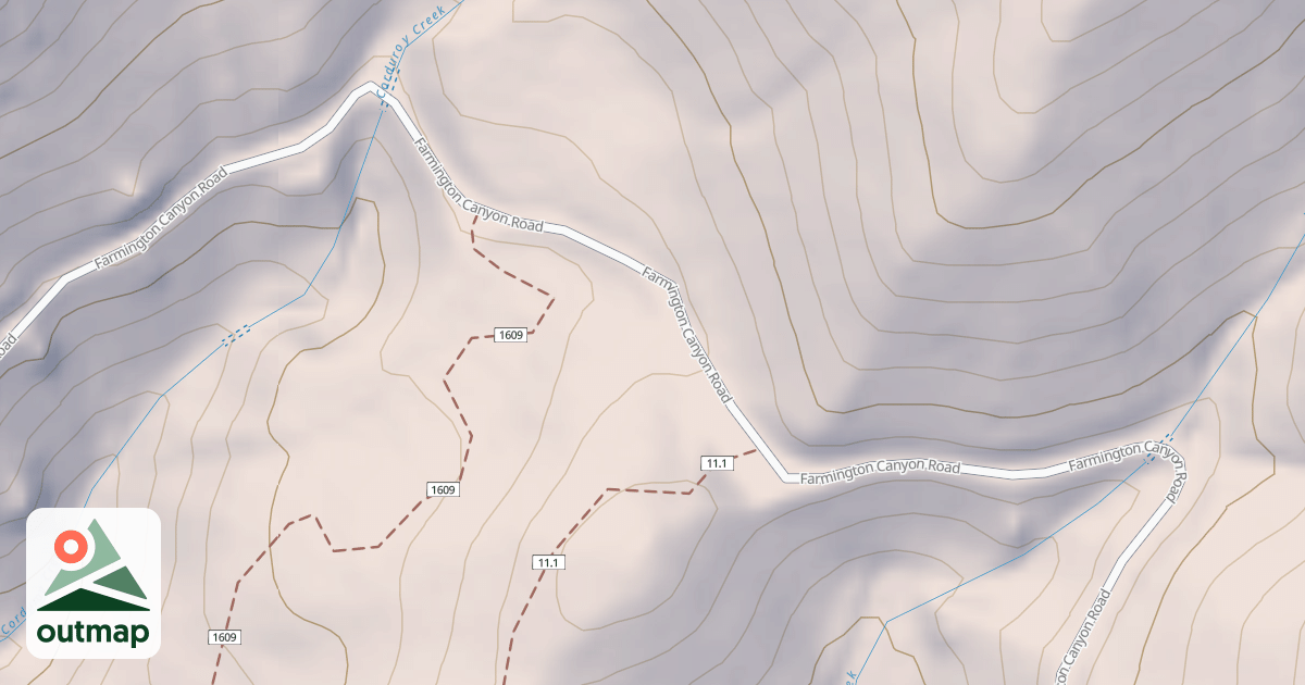 Map of FARMINGTON CANYON ATV