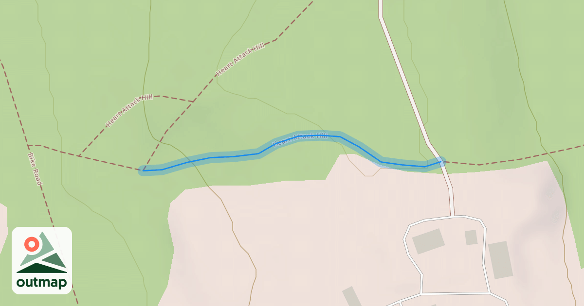 Map of Heart Attack Hill