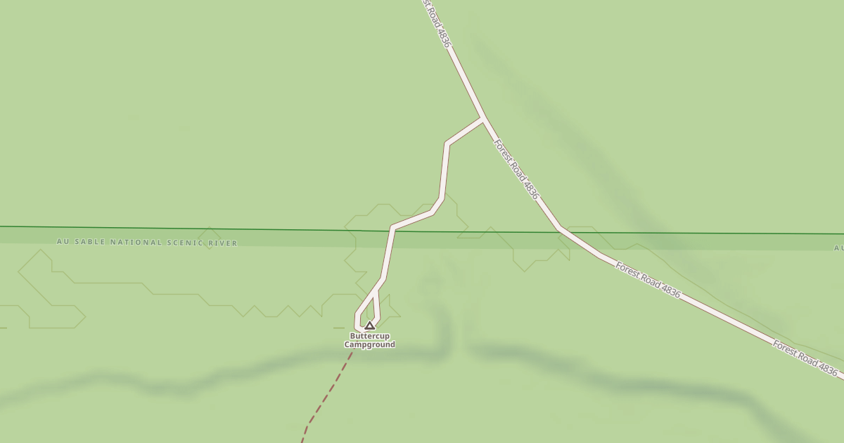 Map preview of BUTTERCUP CAMPSITES