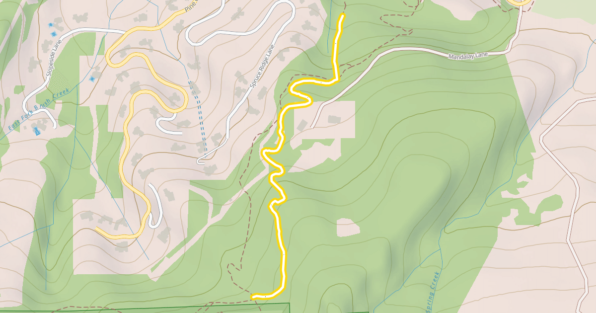 Map preview of Tom Blake Equestrian Trail