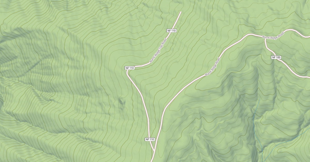 Map preview of BURNT RIDGE TOP