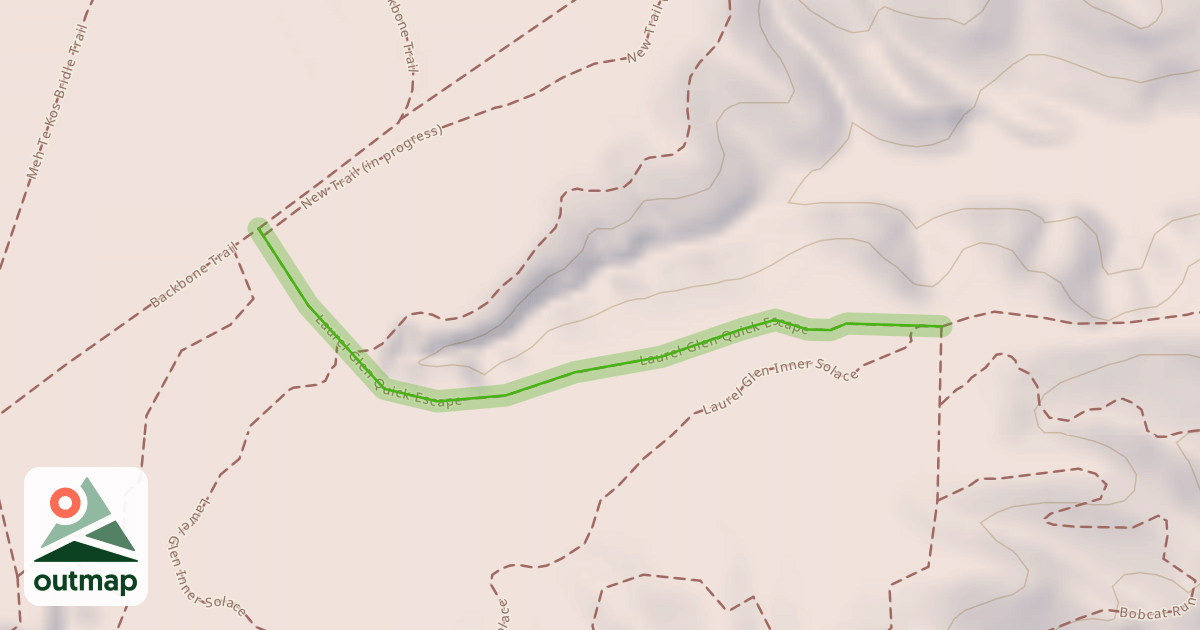 Map of Laurel Glen Quick Escape
