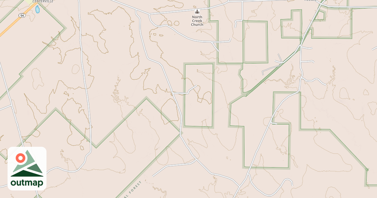 Map of KENDRICKS LAKE