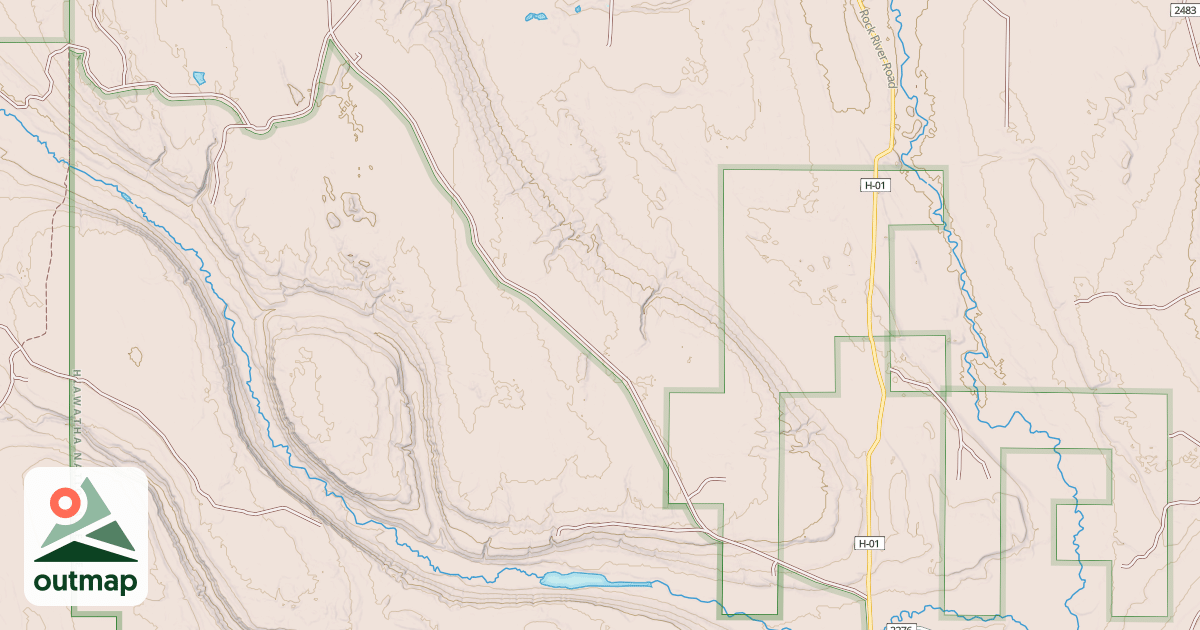 Map of COLE CREEK