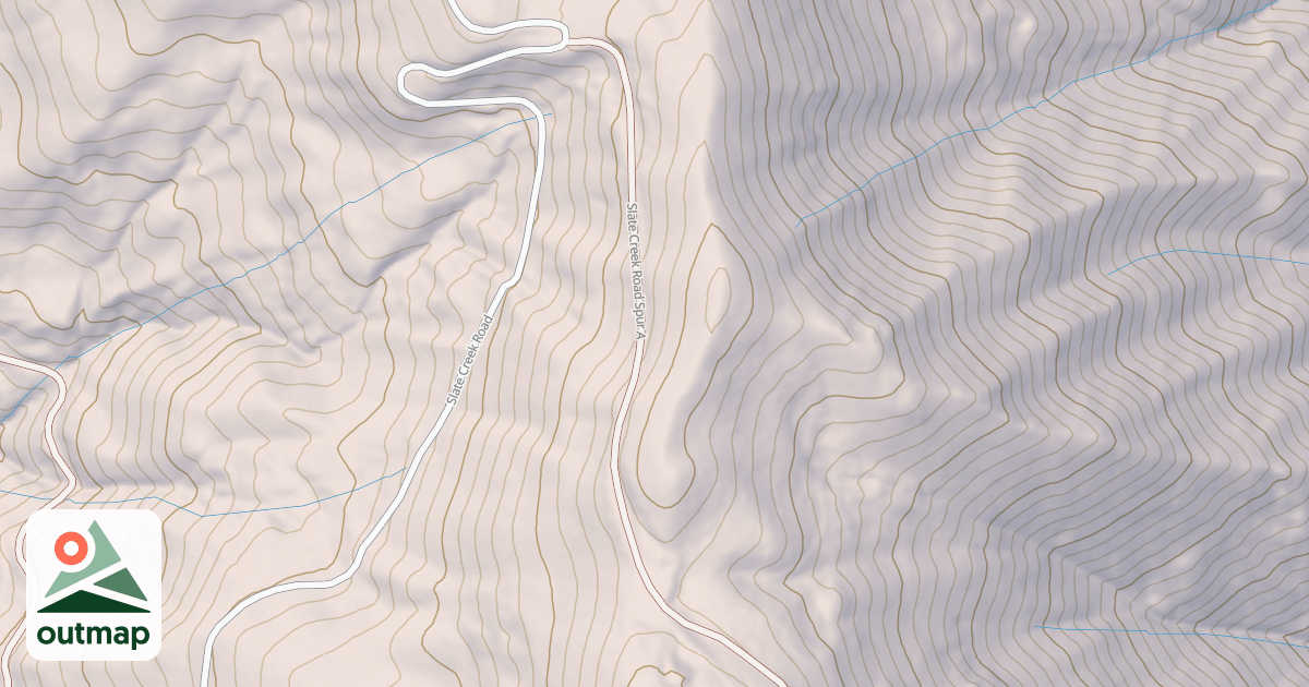 Map of SLATE CREEK
