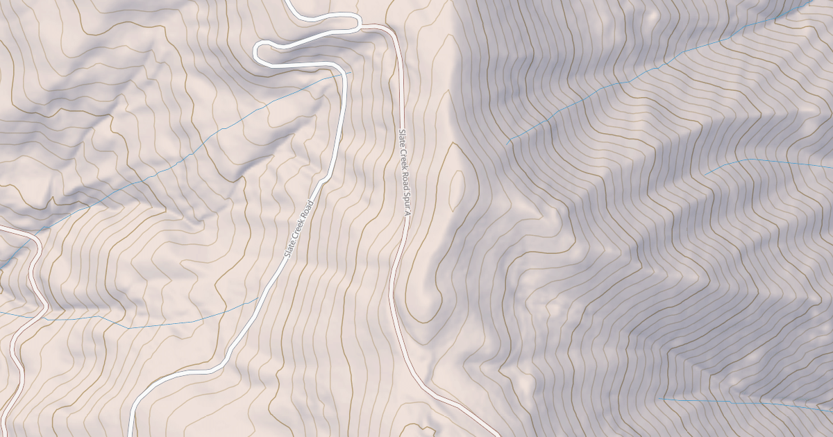 Map preview of SLATE CREEK