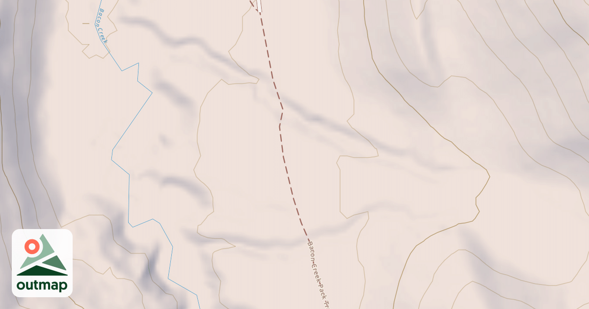 Map of Bacon Creek