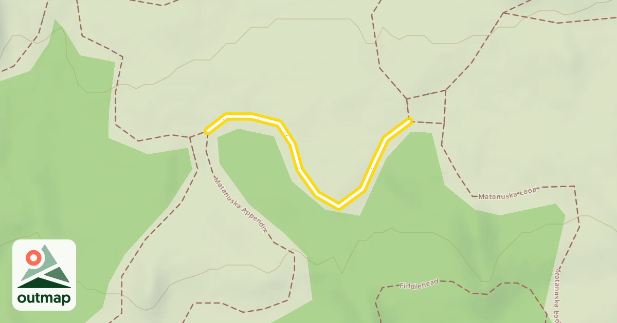 Map of Matanuska Loop