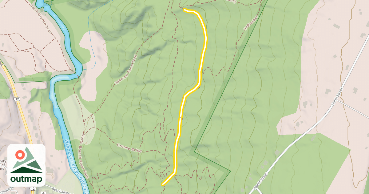 Map of Pileated Pass