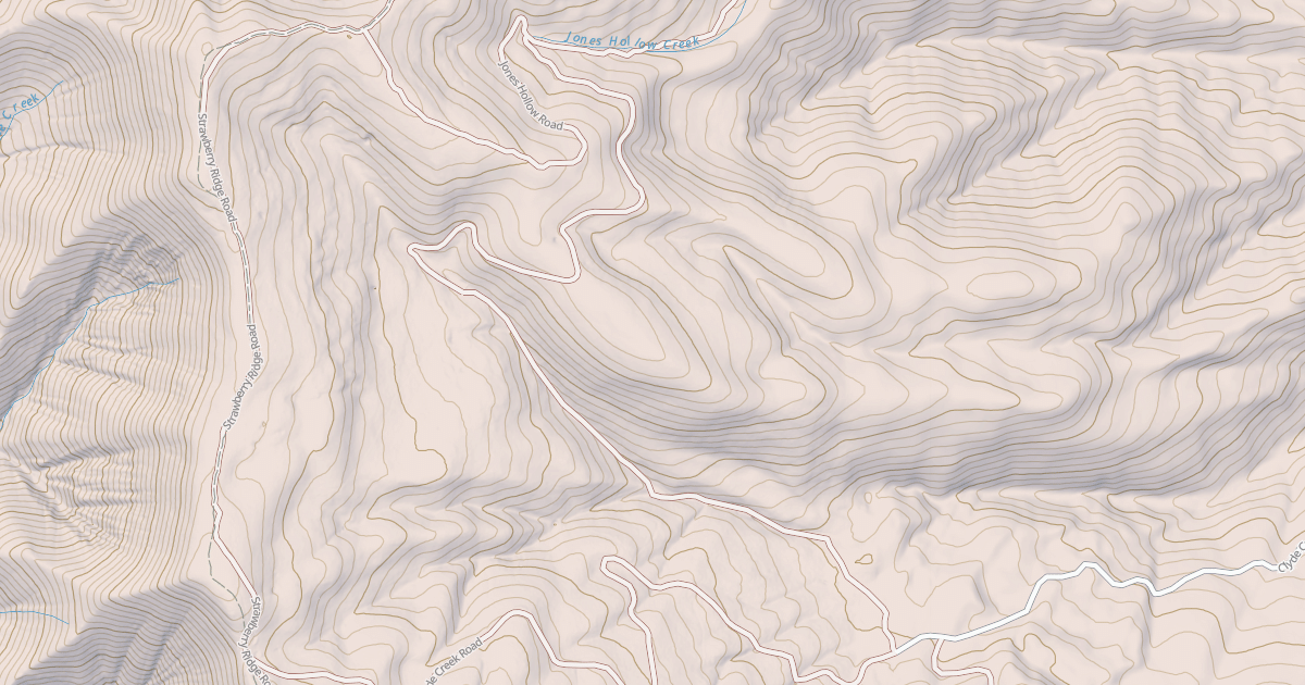 Map preview of Clyde Creek Cutoff Snomo Groom