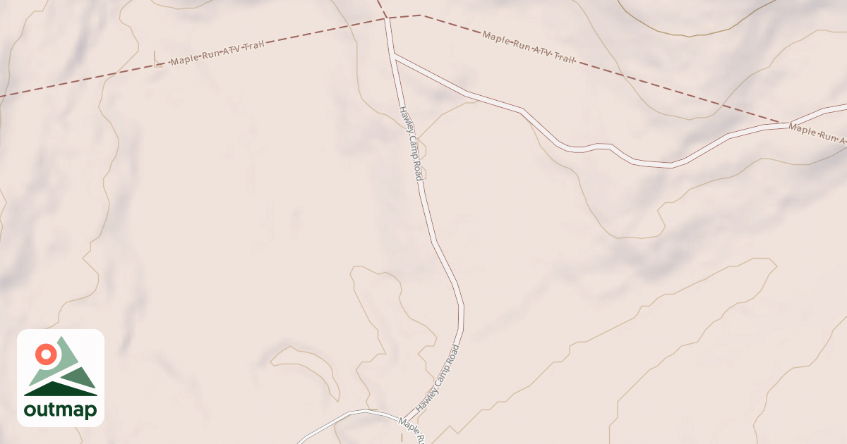 Map of Edgemere-Pecks Pond - Snowmobile Trails