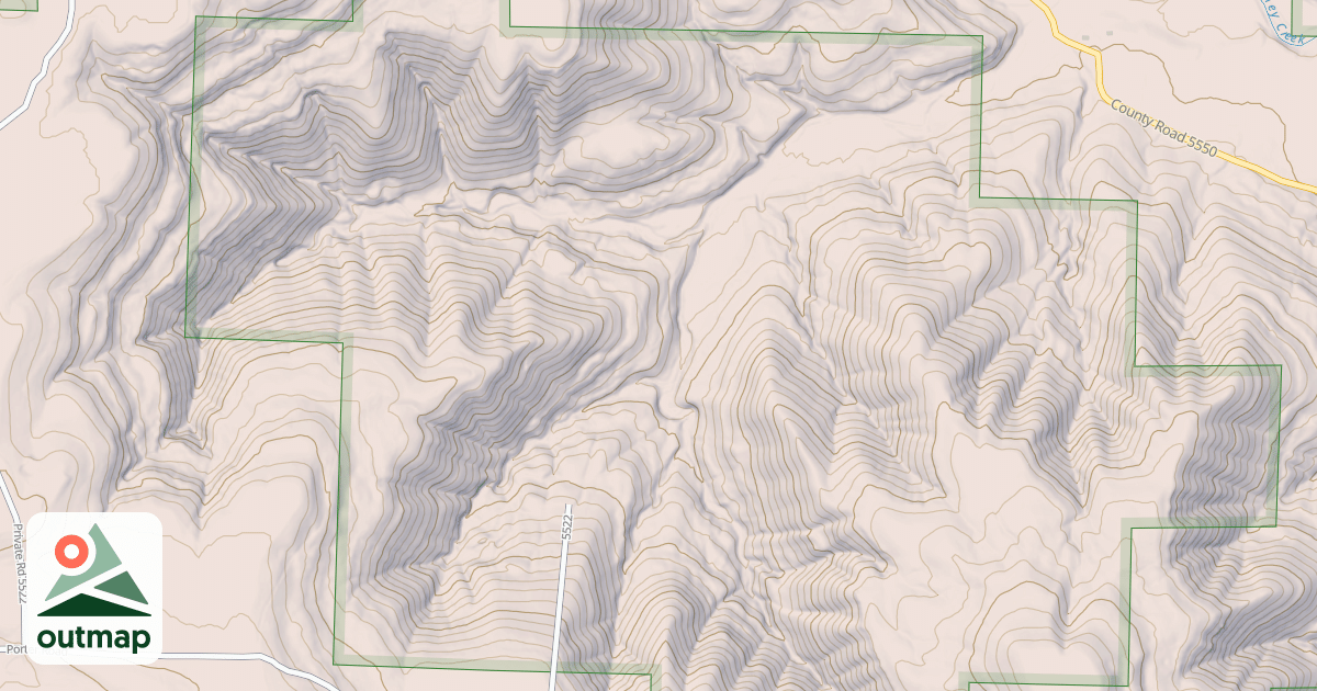 Map of OLD PORTER