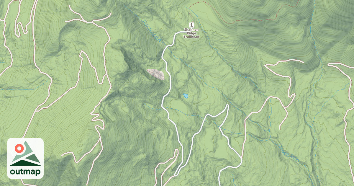 Map of SHANNON CR