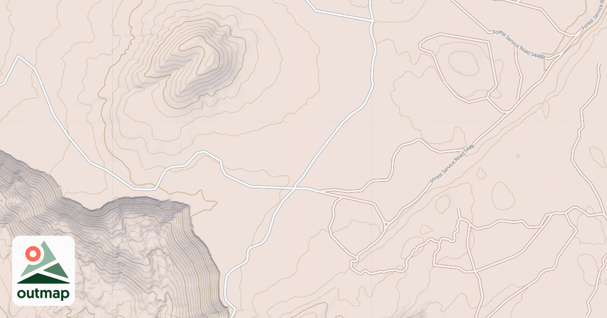 Map of USFS Motor Vehicle Use Map Roads {5AFF6E8A-0971-4786-B493-3AAAF3D6E598}