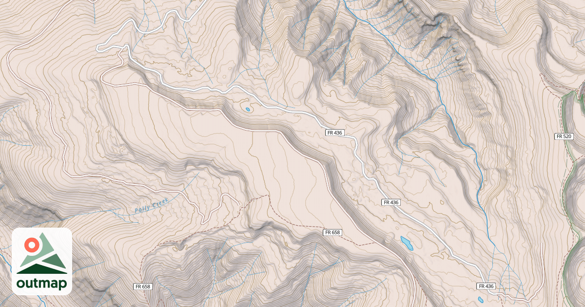Map of HILLSIDE DRIVE