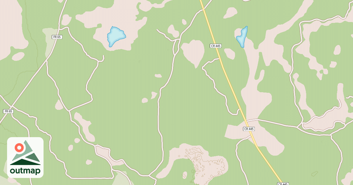Map of USFS National Forest System Roads {E785EE66-4769-408E-89A4-6A4D70F323B9}