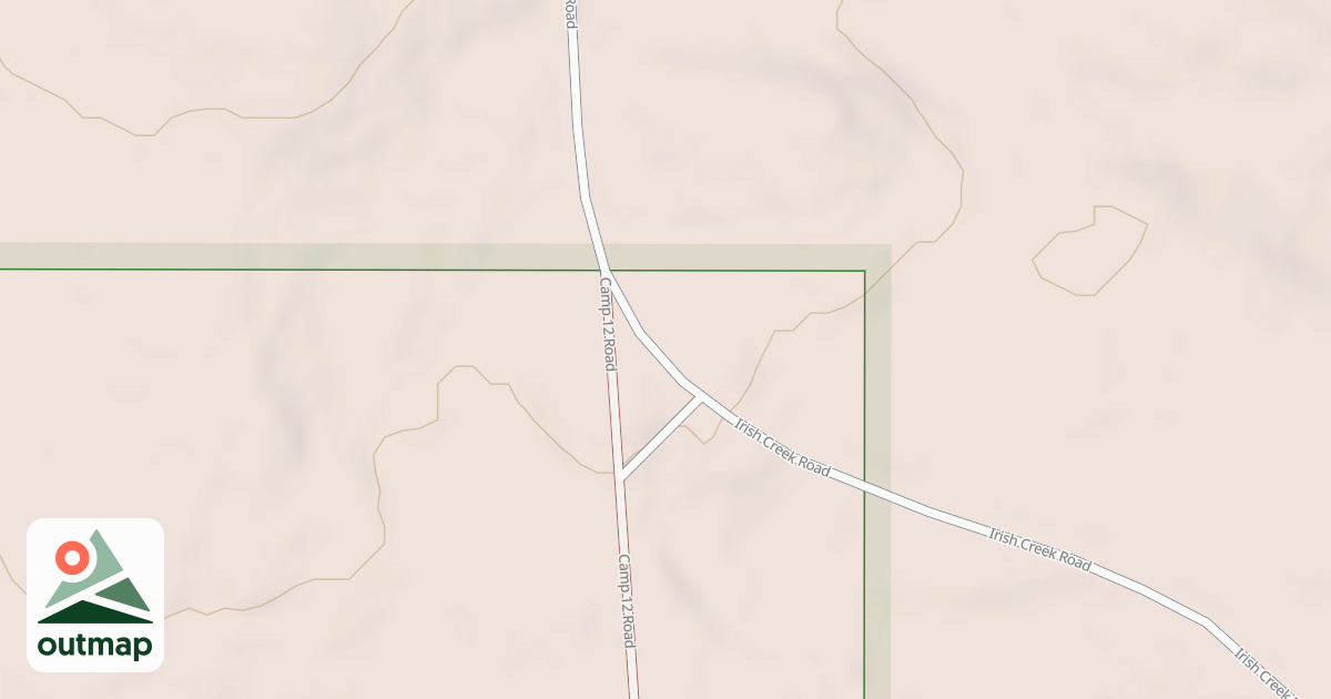 Map of Hovland Woods Trail