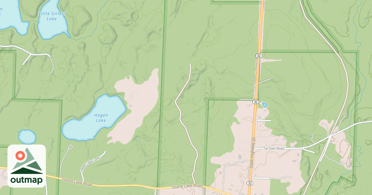 Map of FR 2221B