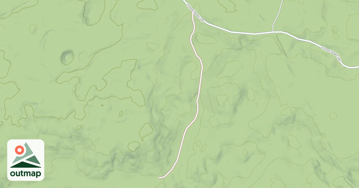 Map of FR 245B